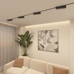 Трековый однофазный светильник Denkirs Edder DK6444-BK