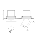 Спот DesignLed SPL-R1-25-NW 003437