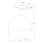 Трековый светильник Elektrostandard Glob GX53 хром MRL 1015 4690389167966