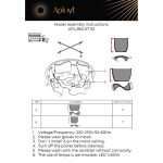 Потолочная люстра Aployt Annetta APL.864.07.50