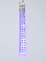 Уличная светодиодная гирлянда (UL-00000167) Uniel занавес 220V синий ULD-E1505-336/DTK BLUE IP44 TWISTED METEOR