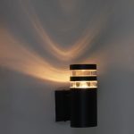 Уличный настенный светильник Reluce 86227-9.2-001CT E27 BK