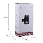 Уличный настенный светильник Reluce 86227-9.2-002CT 2*E27 BK