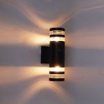 Уличный настенный светильник Reluce 86227-9.2-002CT 2*E27 BK