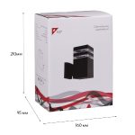 Уличный настенный светильник Reluce 86228-9.2-001CT E27 BK