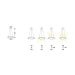 Подвесная люстра Mantra Riumar 8674