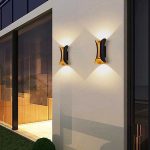 Архитектурный светильник Reluce 86852-9.2-002KT LED2*5W BK+GD