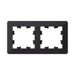 Рамка 2-ая Systeme Electric AtlasDesign Air Карбон/дымчатый черный ATN221002