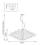 Подвесная люстра Lightstar RAGNO 733187