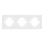 Рамка пластиковая на 3 поста Arlight FRM-TENDO-SFPL-3-WH 054653