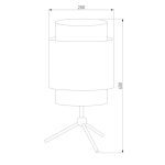 Настольная лампа TK Lighting Boho 6565 Boho White