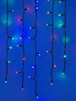 Уличная светодиодная гирлянда Uniel бахрома (UL-00003933) разноцветный ULD-B3010-200/TBK Multi IP67