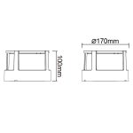 Уличный настенный светильник Mantra Creek 8858