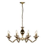 Подвесная люстра iLamp Flo YT2049-8 GD+COG