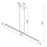 Линейный подвесной светильник Mantra Lineal 8961