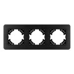 Рамка на 3 поста алюминиевая Arlight FRM-AKIRY-AL-3-BK 049729