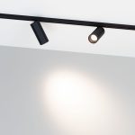 Трековый магнитный светильник Arlight MAG-MICROCOSM-SPOT-R35-5W Warm2700 (BK, 36 deg, 24V) 055468