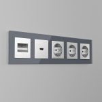 Накладка Werkel для розетки HDMI серебряный рифленый WL09-HDMI-CP 4690389128318