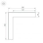 Соединитель профиля Arlight SL-LINIA 030125