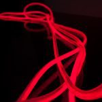 Светодиодный гибкий неон Elektrostandard 220V 9,6W 144Led 2835 IP67 круглый красный, 50 м 4690389134715