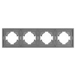 Рамка пластиковая на 4 поста Arlight FRM-TENDO-PL-4-GR 053849