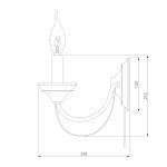 Бра Eurosvet Lazzaro 60098/2 хром