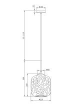 Подвесной светильник Maytoni Dolce MOD001PL-01BS