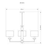 Подвесная люстра Kutek Mood Artu ART-ZW-2 (N)