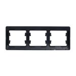 Рамка 3-ая горизонтальная Systeme Electric Glossa Антрацит GSL000703