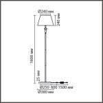 Торшер Lumion Classi Vermont 8274/1F