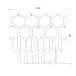 Настенный светильник Eurosvet Ariana 10124/2 хром/прозрачный хрусталь Strotskis (10113/2)