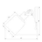 Бра Eurosvet 70111/1 черный