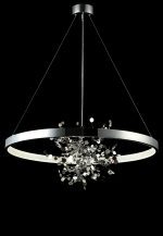 Подвесная люстра Crystal Lux GARDEN SPLED+4 D800 CHROME