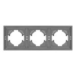 Рамка пластиковая на 3 поста Arlight FRM-TENDO-PL-3-GR 053845