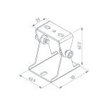 Комплект поворотных держателей для профиля Arlight SL-LINE поворотный (Металл) 059045
