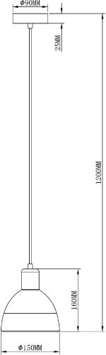 Подвесной светильник Moderli Irina V2711-1P