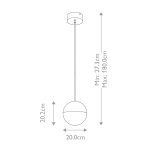 Подвесной светильник Kichler Moonlit QN-MOONLIT-P-PC