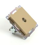 Розетка телевизионная 1-местная Stekker Катрин GLS00-7108-08 49228