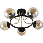 Люстра на штанге Reluce 01344-0.3-05 BK+FGD