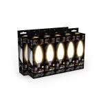 Лампа светодиодная филаментная Gauss E14 9W 3000К матовая 103201109