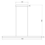 Линейный подвесной светильник Mantra Lineal 9036