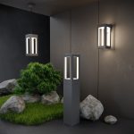 Ландшафтный светодиодный светильник Elektrostandard Frame 1529 TECHNO LED серый 4690389172373  a051860