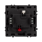 Механизм выключателя одноклавишный непроходной Arlight LED SWT-NOBE-MK01-SFPL-L-BK (230V, 10A) 054258