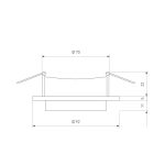 Встраиваемый светильник Elektrostandard 117 MR16 белый/черный 4690389168963