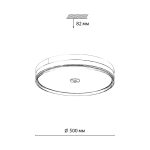 Потолочный светильник Sonex Mitra Led Eterna 7727/112L