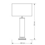 Настольная лампа Kutek Mood Empoli EMP-LG-1 (Z)