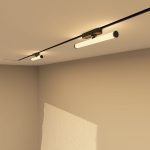 Трековый однофазный светильник Denkirs Strom DK6438-BK