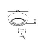 Потолочный светильник Sonex Cronus 7716/54L