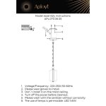 Подвесной светильник Aployt Lakres APL.070.06.05