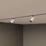 Трековый однофазный светильник Denkirs Smart Spot DK8040-BW+BK